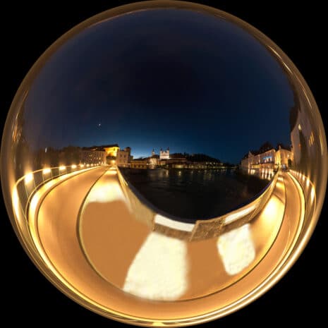 Kugelpanorama: Steyer Ennsbrücke_Bernhard Mayr / pixelio.de