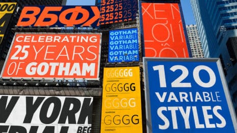Monotype Gotham Variable 25 Jahre